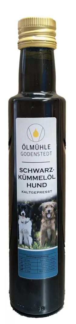 Schwarzkümmelöl-Hund Schwarzkümmelöl Hund frisch gepresst