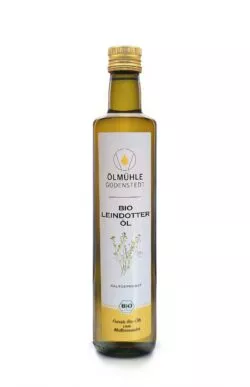Bio-Leindotteröl-500ml Bio Leindotteröl 500ml Flasche mit viel Vitamin E