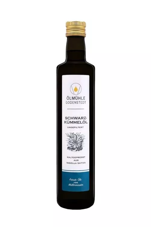 Schwarzkuemmeloel-hoher thymochinongehalt-700×1084 Schwarzkümmelöl – UNGEFILTERT – bis 2.600 mg hoher THYMOCHINON Gehalt