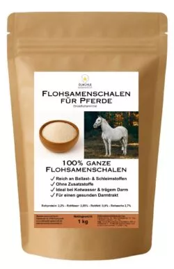 Flohsamenschalen für Pferde