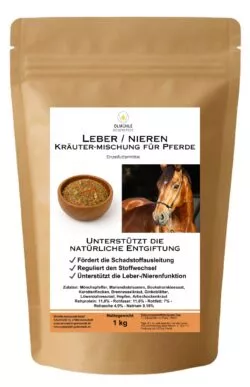 Leber Kräuter für Pferde