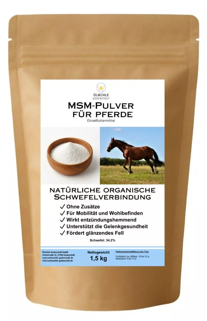 kraeuter mischung schmal msm pulver MSM Pulver für Pferde