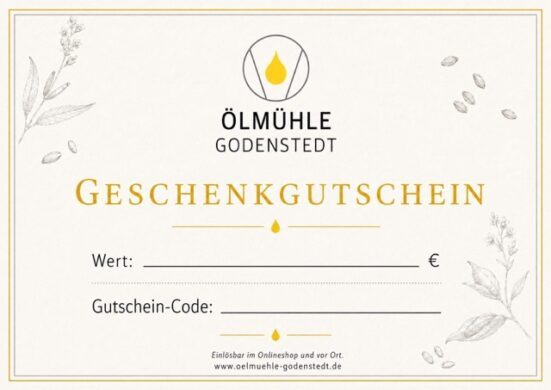 Gutschein Geschenkgutschein Ölmühle Godenstedt Seite 2